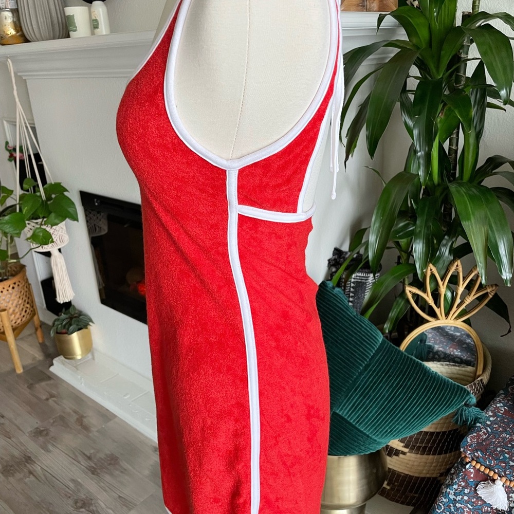 Urban Outfitters terry mini in bright 🪸 SZ S NWT